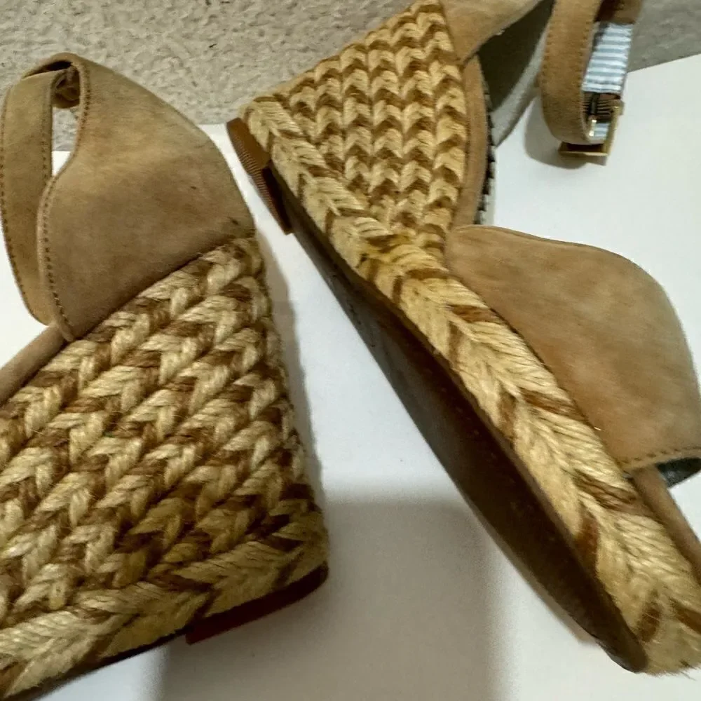 1901 Espadrilles Ankle Strap Sandals, Size 6.5M New